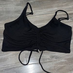 Black zaful tie top extra large